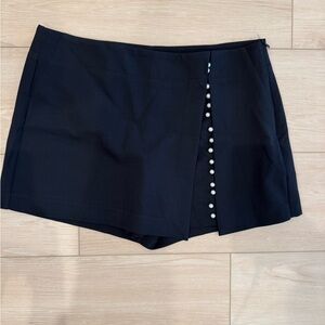 Zara Black High Waist Shorts
